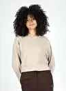 Lee Cooper زنانه هودی بژ ساده مدل 251 LCF 241009 HEAVEN BEJ