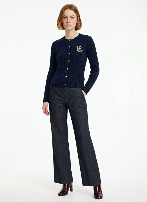 Lauren Ralph Lauren لاک‌پشتی زنانه یقه گرد فیت معمولی 200932225