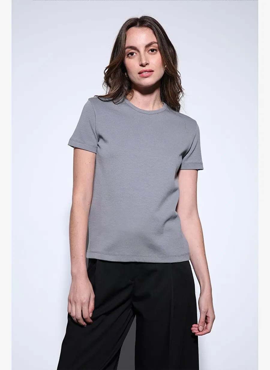 تیشرت زنانه Antioch Füme Basic