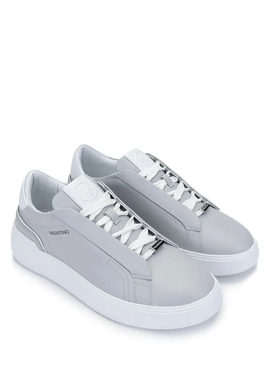 کفش اسپرت و sneaker مردانه زنانه Mario Valentino با چرم طبیعی خاکستری
