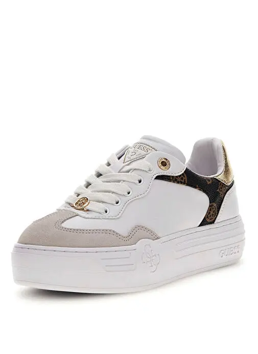 کفش اسپرت زنانه Guess مدل FLPSWOELE12-WHITE