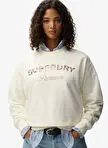 Superdry سفید زنانه هودی طرح چاپی نوشته استاندارد W2012455A