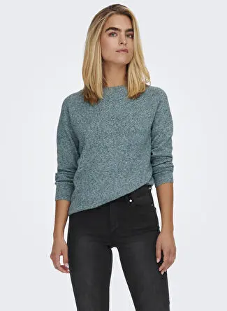 ONLY بلوز زنانه یقه O مدل ONLRICA LIFE L/S PULLOVER KNT NOOS