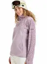 سویشرت زنانه Quiksilver ERJFT04831-SAYNA HALF ZIP یقه ایستاده طرح دار ارغوانی