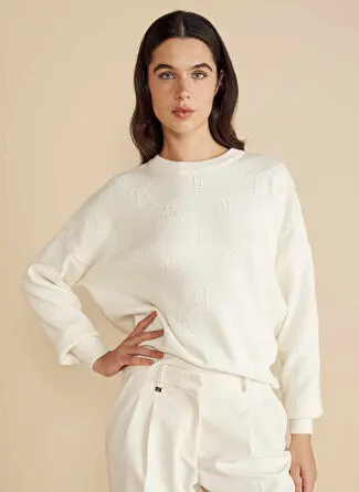 Brooks Brothers اکرو زنانه یقه اسکی مدل استاندارد طرح‌دار