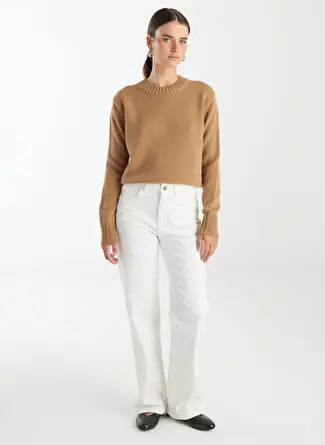 Ted Baker زنانه دور یقه اسپرت کرم رنگ مدل TBWRKW1068