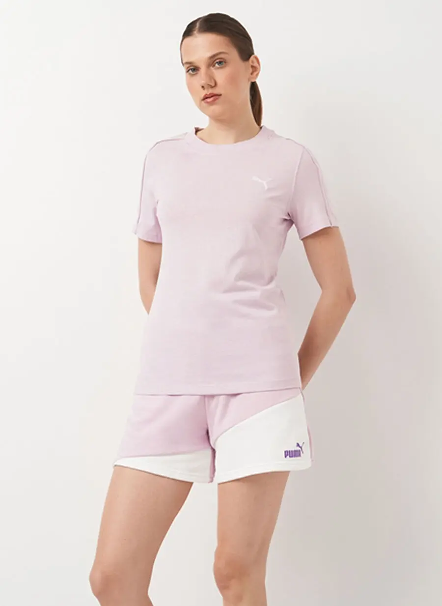 پیراهن پuma 67788360 HER Tee Grape Mist سفید یقه گرد مدل Regular Fit زنانه