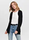 هیرکا زنانه مشکی V یقه مدل ONLLESLY L/S OPEN CARDIGAN KNT NOOS از ONLY