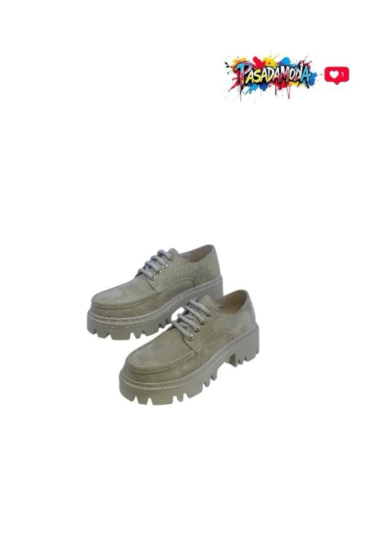کفش لوفر بنددار با کف بلند HCO MOKASEN مدل EM-606