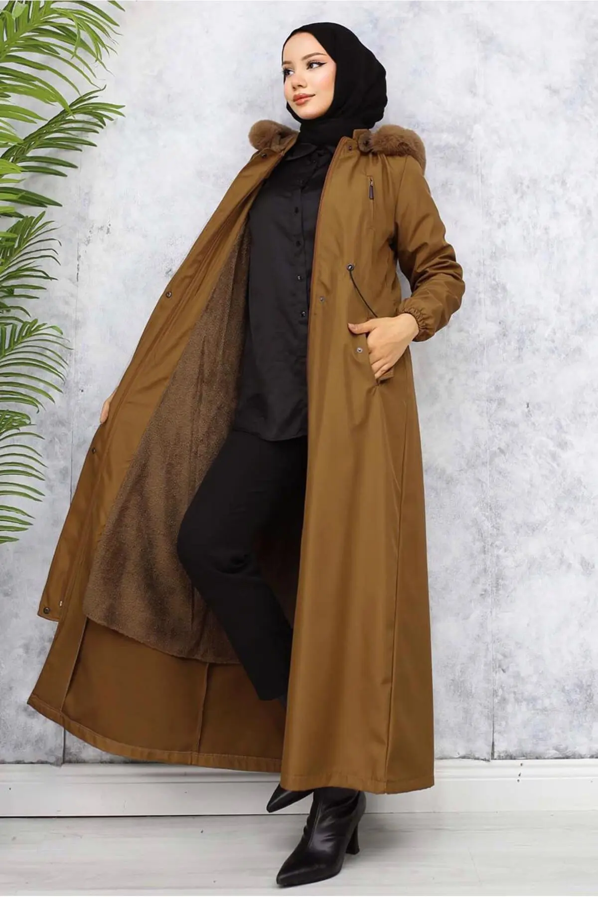 مانتوی زنانه کاپشن‌دار T 0501