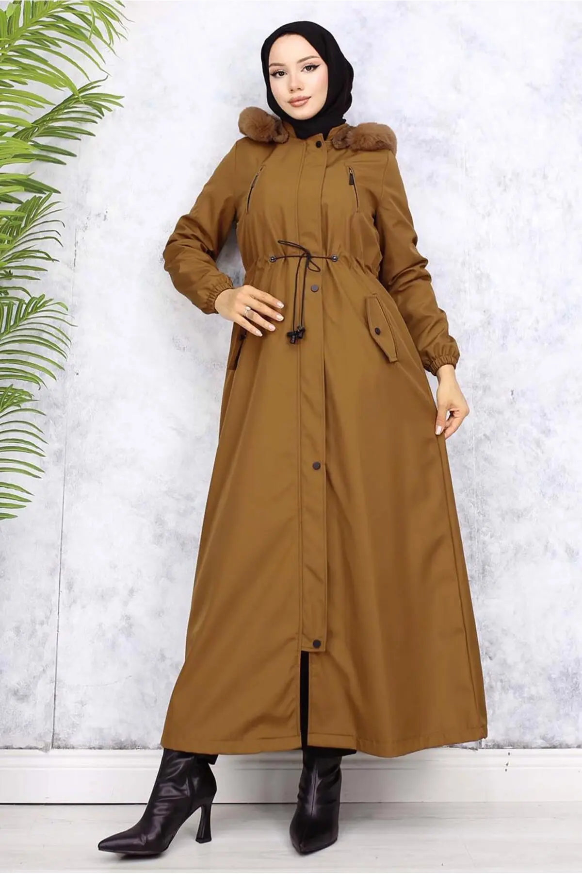 مانتوی زنانه کاپشن‌دار T 0501