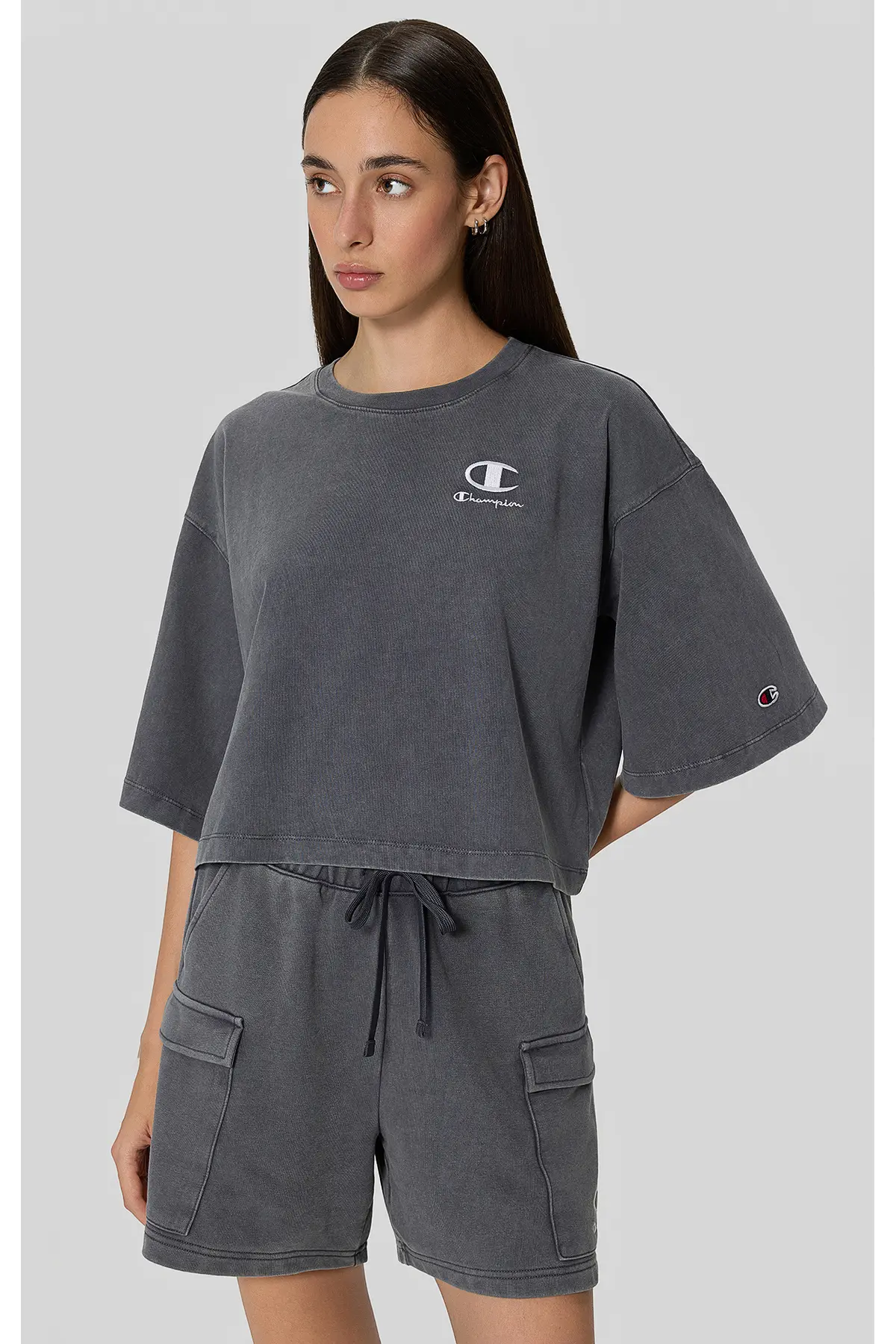 تیشرت یقه‌دار زنانه Icons Plush Wash Crewneck