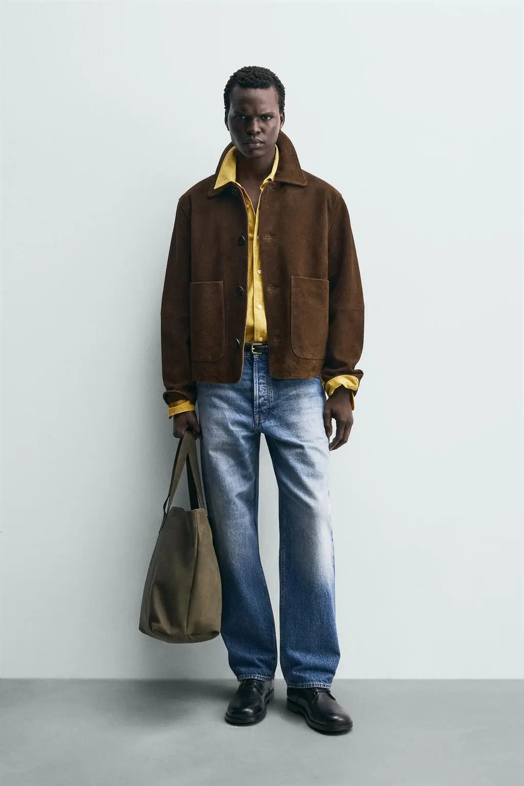 کت چرم سوت (Suede) مدل کوردوروی