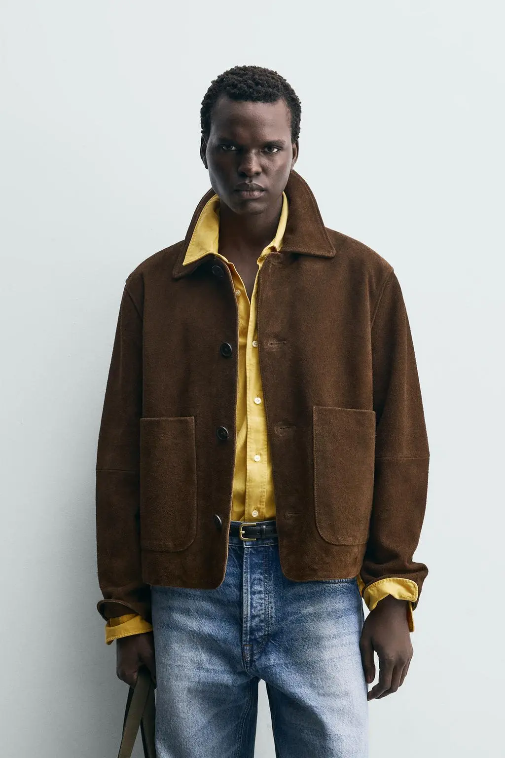 کت چرم سوت (Suede) مدل کوردوروی