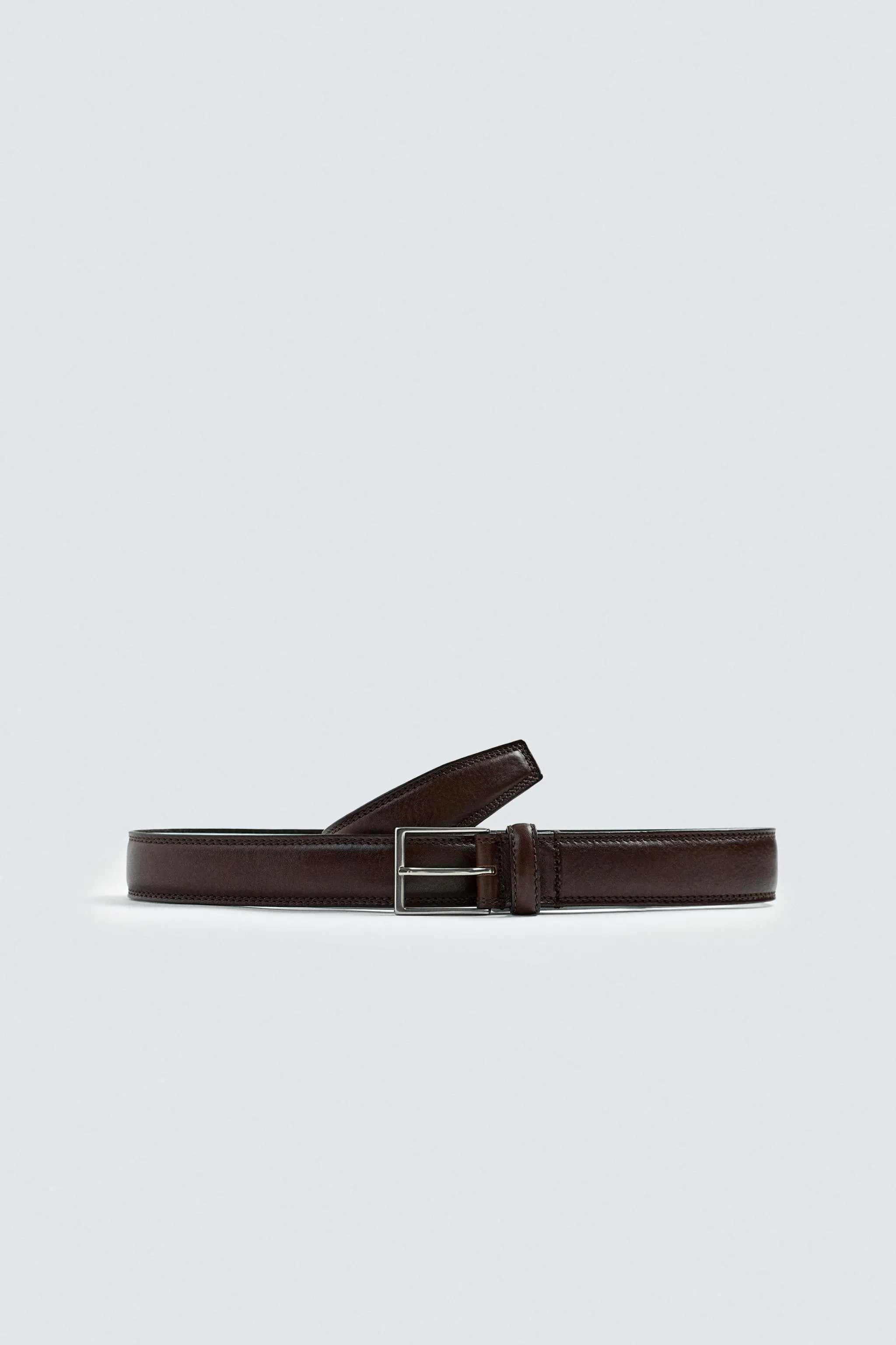کمربند چرمی کلاسیک با سگک فلزی