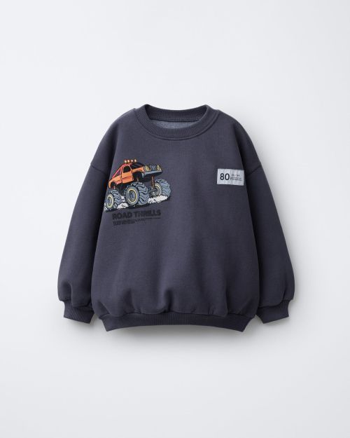 سویشرت چاپی کامیون هیولا-زارا