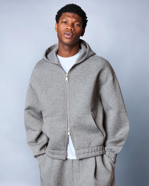 هودی زیپ‌دار با اثر نئوپرن-برشکا