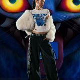 تی‌شرت چاپی آستین کوتاه شکارچیان شیطان کی‌پاپ درپی-برشکا