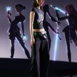 تی‌شرت چاپی آستین کوتاه شکارچیان شیطان کی‌پاپ Huntr/x-برشکا