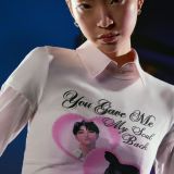 تی‌شرت چاپی آستین کوتاه پسران ساجا شکارچیان شیطان کی‌پاپ-برشکا