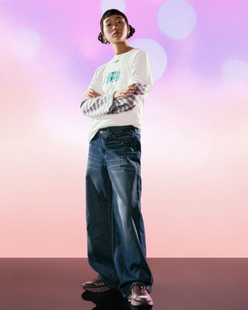 تی‌شرت چاپی آستین کوتاه شکارچیان شیطان کی‌پاپ Huntr/x-برشکا