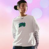 تی‌شرت چاپی آستین کوتاه شکارچیان شیطان کی‌پاپ Huntr/x-برشکا