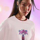 تی‌شرت چاپی آستین کوتاه شکارچیان شیطان کی‌پاپ Huntr/x-برشکا