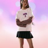 تی‌شرت چاپی آستین کوتاه شکارچیان شیطان کی‌پاپ Huntr/x-برشکا