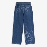 شلوار جین چاپی گشاد پسران ساجا شکارچیان شیطان کی‌پاپ-برشکا