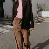 شلوار کشی کمر کشسان با پاچه‌های صاف-زارا