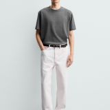 تی‌شرت آستین کوتاه کِیسا سنگین وزن-زارا