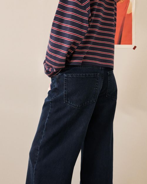 شلوار جین پاچه گشاد-برشکا