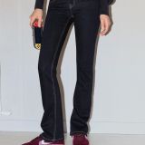 شلوار جین بوت‌کات با فلپ‌ها-برشکا