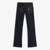 شلوار جین بوت‌کات با فلپ‌ها-برشکا