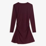 پیراهن مینی چین‌دار آستین بلند-برشکا