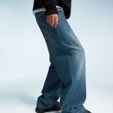 شلوار جین بسیار گشاد-برشکا