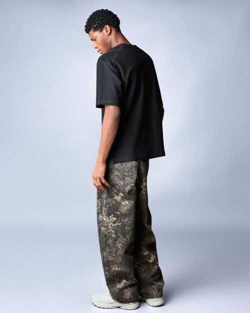 شلوار چاپی بسیار گشاد-برشکا