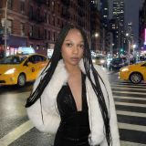 پیراهن کوتاه هالتر چین‌دار براق-برشکا