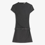 پیراهن کوتاه با کمربند گره‌ای-برشکا