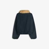 کت جین با یقه خز مصنوعی-برشکا