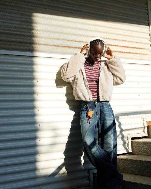 ژاکت خز مصنوعی با کلاه-برشکا