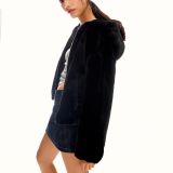 ژاکت خز مصنوعی با کلاه-برشکا