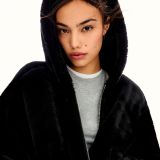 ژاکت خز مصنوعی با کلاه-برشکا