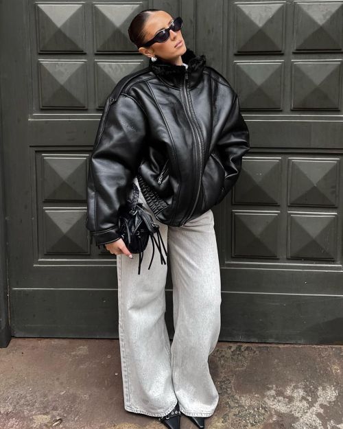 ژاکت اورسایز دو رو-برشکا