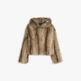 ژاکت خز مصنوعی با کلاه-برشکا