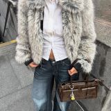 ژاکت خز مصنوعی زیپ‌دار-برشکا