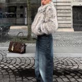 ژاکت خز مصنوعی زیپ‌دار-برشکا