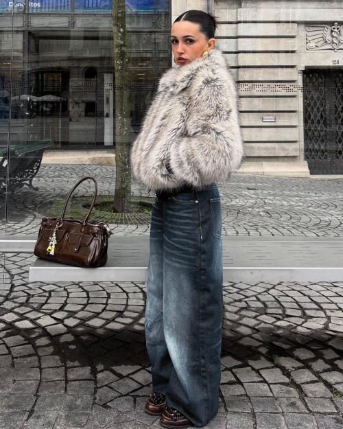 ژاکت خز مصنوعی زیپ‌دار-برشکا