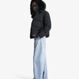 کاپشن پفی ضدآب با کلاه خزدار-برشکا