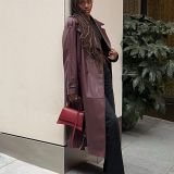 کت بارانی چرم مصنوعی-برشکا